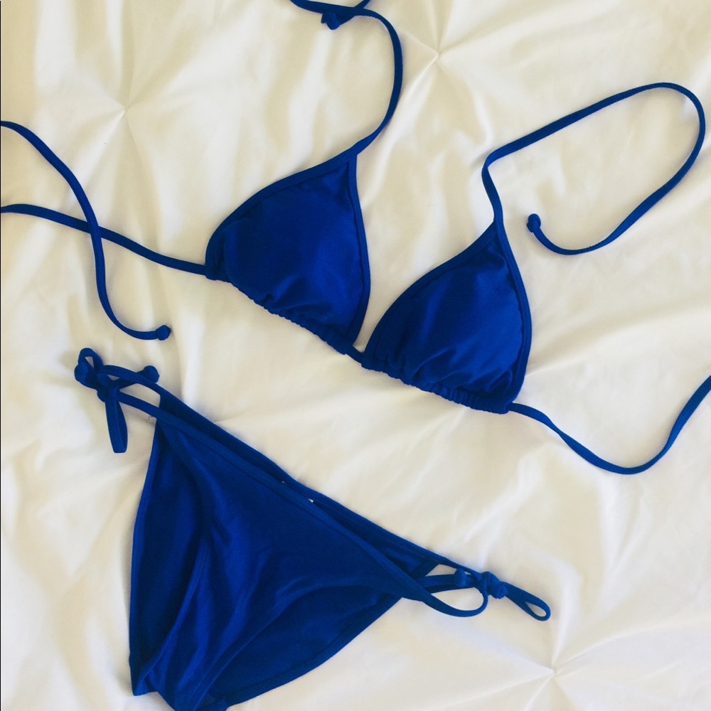 Body Glove Royal Blue String Bikini